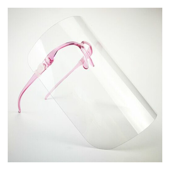 [25-50-100 PACK] Adult Anti-Fog Clear Safety Glasses Face Mask Shield Protection image {19}