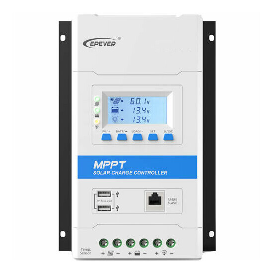 40A TRIRON Modular MPPT Charge Controller Epever 30A Charger Regulator 12V/24VDC image {1}