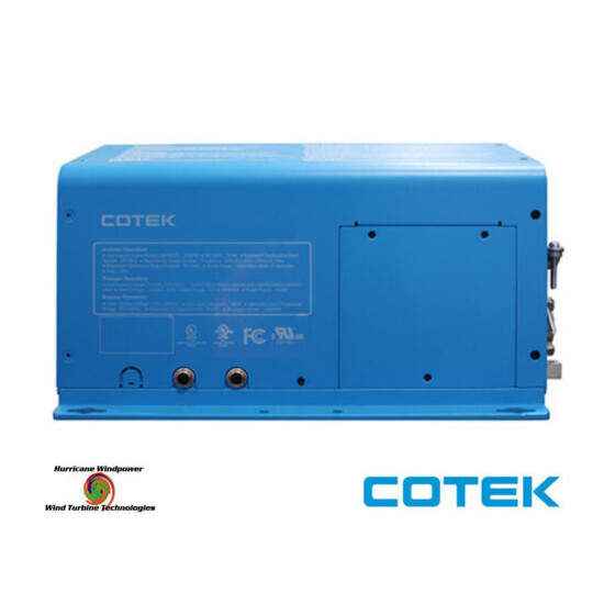 Cotek SL2000-112 Pure Sine Wave Inverter/Charger 2000W 12V with CR-20 Remote image {5}