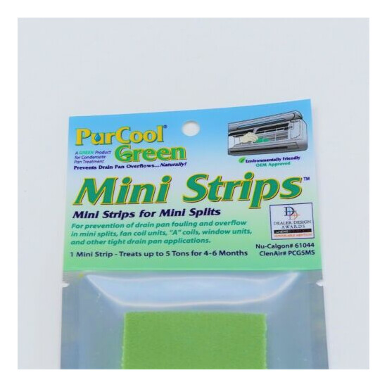 Nu Calgon 61044 4 Pack Purcool Green Mini Split Condensate Drain Pan Sludge image {3}