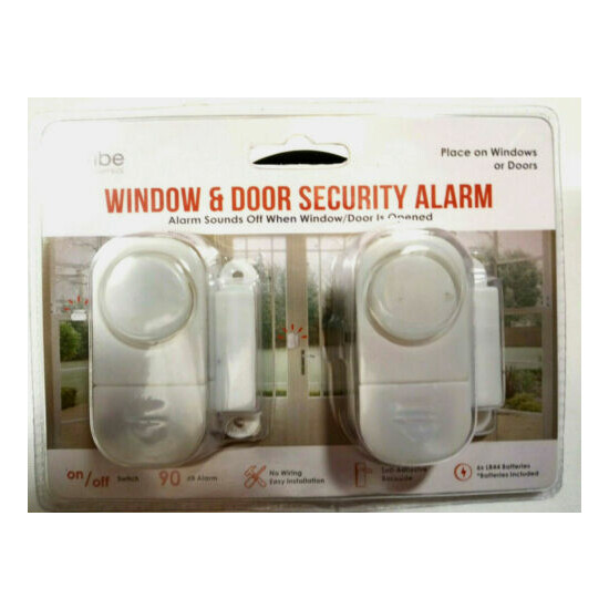 New Vibe e-ssentials Window & Door Security Alarm Simple Install 2-pack image {1}