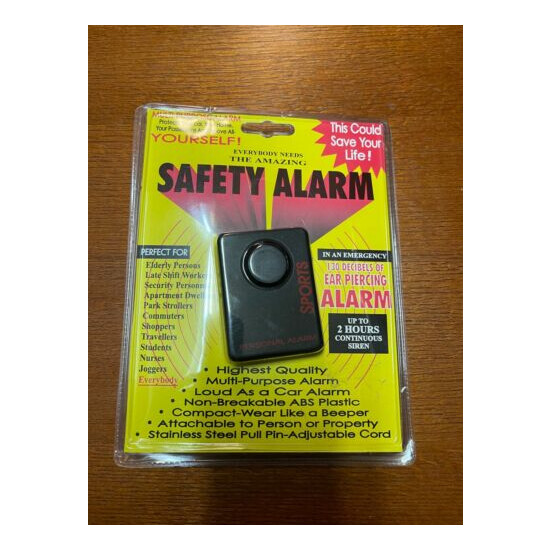The Amazing Body Alarm Multi Purpose Personal Safety 130 Decibels With Clip image {1}