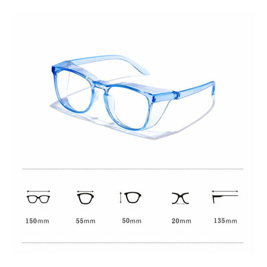 Safety Goggle Glasses Clear UV Protection Anti-Scratch Anti Fog Safety Glasse MK image {3}