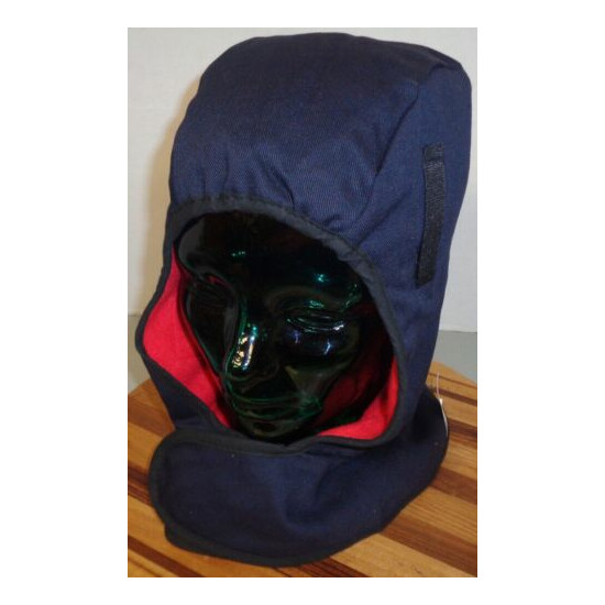 HOT RODS BY OCCU NOMIX SN530 FLAME RETARDANT HOOD BLUE EXCELLENT CONDITION image {1}