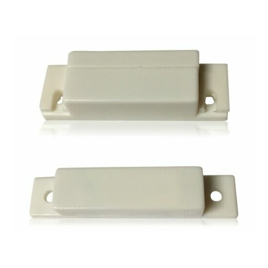 10 Door & Window Alarm Contact Switch Normally Closed, Surface Mount--White image {1}