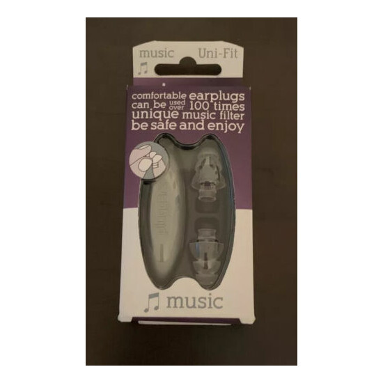 Pluggerz Earplugs - Music uni-fit Size: 7-12 mm - NEW image {1}