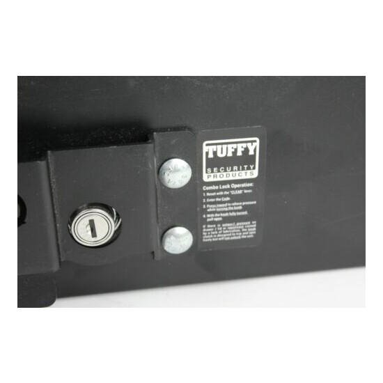 AS IS LOCKED Tuffy Security Storage box metal case car lock image {2}