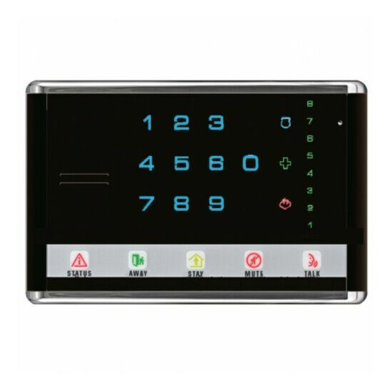 Interlogix GE Security NetworX NX-1814E Touch LED Keypad, Horizontal Black NEW!  image {2}