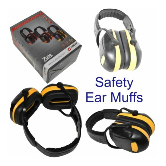 Ear Muffs Noise Defenders Folding Muff Zone 1 Low Noise Scott Safety Z1 IHBE image {1}