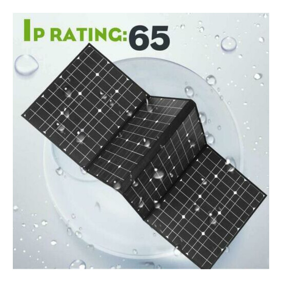 400w Solar Panel Monocrystalline Waterproof Solar Portable Foldable Solar 18v image {2}