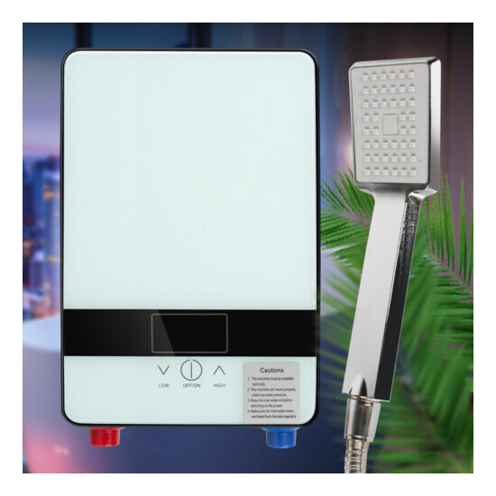6500W Constant Temperature Instant Electric Tankless Water Heater Home 220V US image {4}