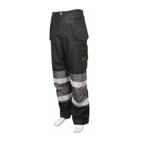 Cordura multi pocketed FullyLined Trousers - 46''/115cm waist - Tall Leg image {2}