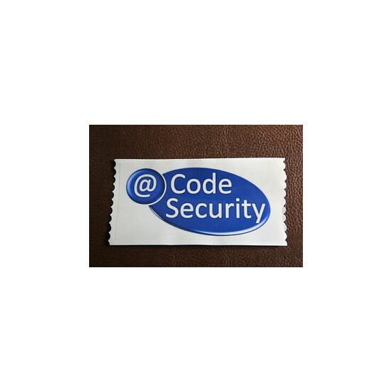 10x @Code Security Sticker Burglar Alarm Bell Box Decoy Dummy Office Home Window image {1}