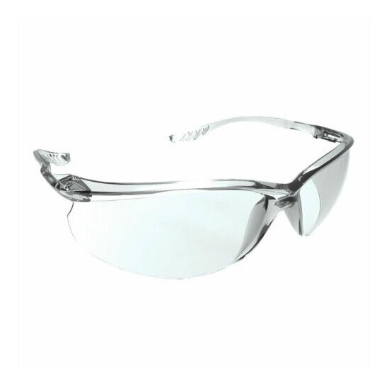 Portwest PW14 Protective Polycarbonate Lightweight Lite Safety Eye Glasses ANSI image {2}