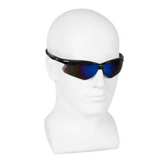 Jackson Nemesis Safety Glasses 14481 Blue Mirror Sunglasses Package 3 PAIR Thumb {3}