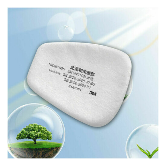 10/20/50Pcs 5N11 Cotton Filter For 6200 6800 7502 Series Gas Respirator Filters image {3}