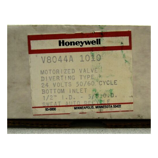 Honeywell V8044A Motorized Diverting Valve 24V image {8}