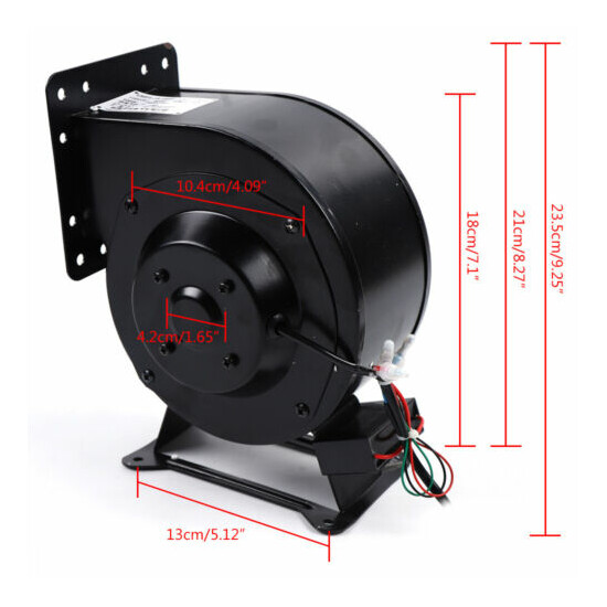 20W Centrifugal Blower 196CFM Outdoor Wood Furnace Boiler Blower High Efficiency image {2}