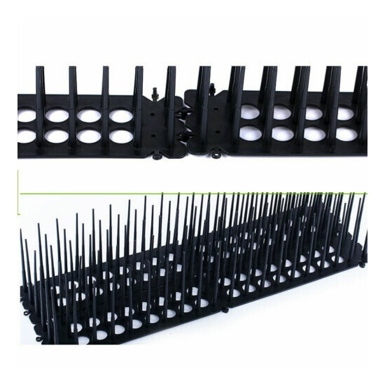 Bird Spikes Fence Cat Defender Plastic Fence Wall Spikes For Keep Off Bir LH BD image {3}