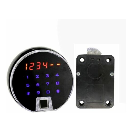 Fingerprint Safe Electronic Lock Biometric LED Touch Display Function Lock NEW image {1}