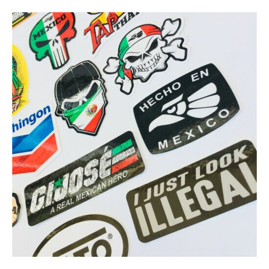 MEXICAN CHINGON Hard Hat Stickers 40 MEXICO HardHat Sticker Pegatinas cascos  image {7}