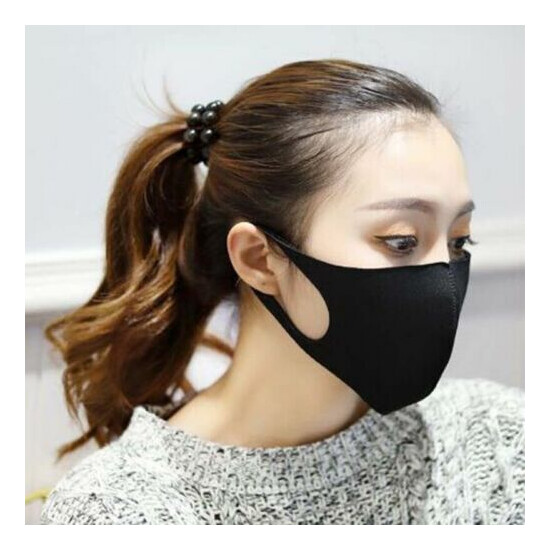 Face Mask Cotton Mouth Cover Washable - USA Stock Shipping ASAP image {1}