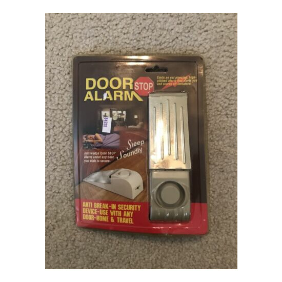 JSNY Door Stop Alarm, NEW old stock image {1}