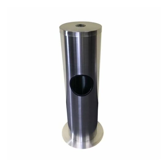 Stainless Steel Wipes Dispenser with Trash Can Thumb {1}