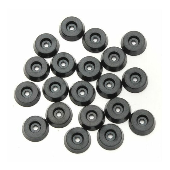 20pcs/set Rubber Table Chair Furniture Feet Leg Pads Floor Protector 18x15x5mm- image {2}