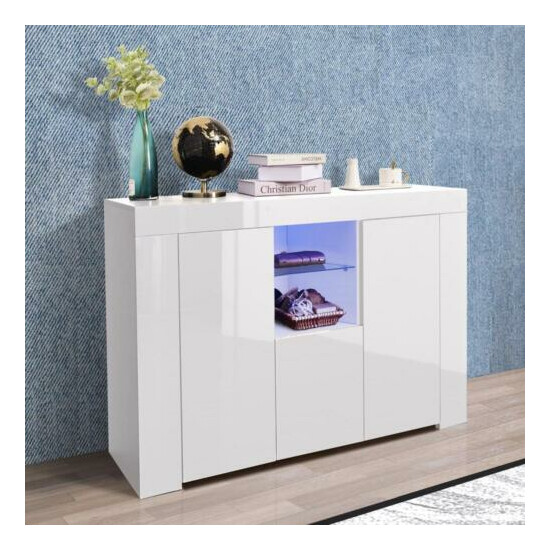 New Kitchen Sideboard Cupboard Living Room TV Stand Unit Display Cabinet image {2}