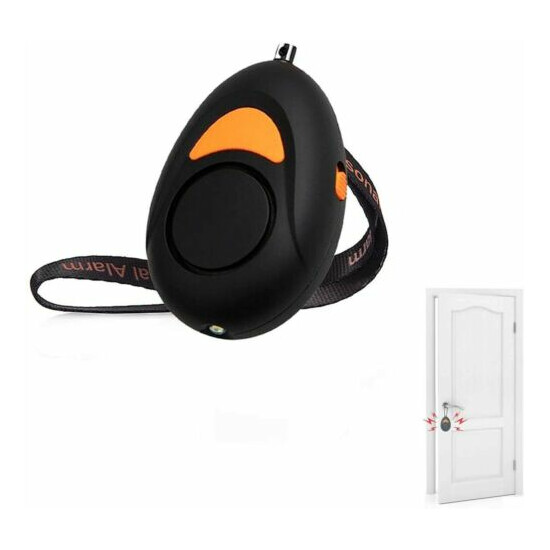 Personal Alarm Door Window Alarm - Safesound 125dB Self Defense Alarm Keychain  image {1}