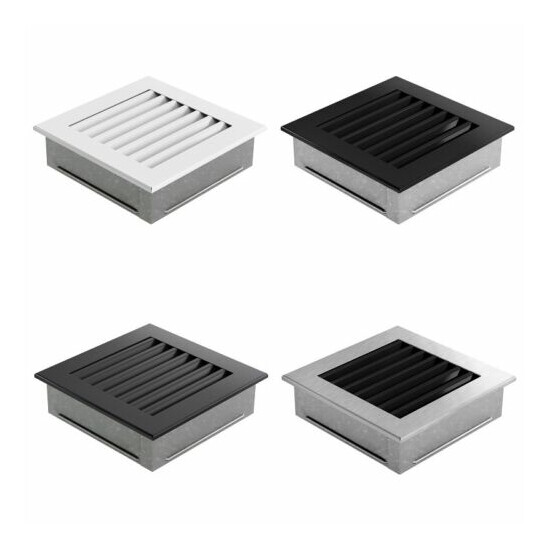 Air Mesh Steel Vent in 5 Sizes Stove Grate Cold-Hot Vent image {6}