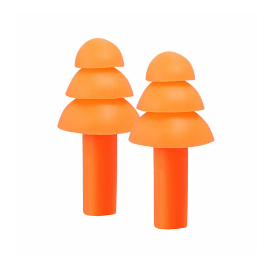 Soft Silicone Earplugs Flexible Ear Plugs NRR28dB For Swimming Sleeping With Box image {17}