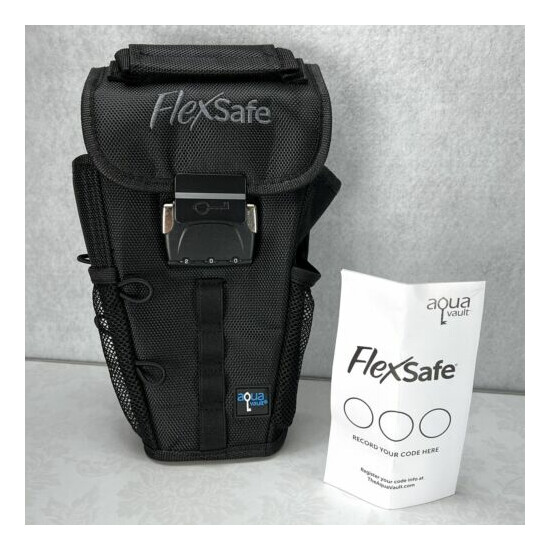 FlexSafe Aqua Vault Anti Theft Portable Safe Water/Slash Resistant ~ MSRP $69.95 image {1}