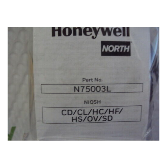 HONEYWELL NORTH N75003L Respirator Replacement Filter Cartridge 1 Pair ~ SEALED image {1}