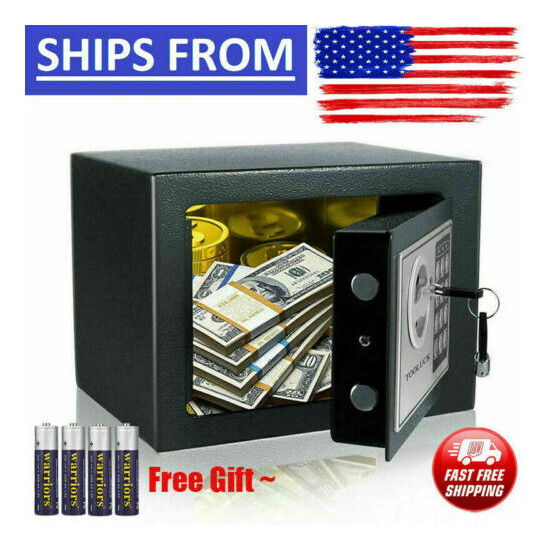 Large Digital Safe Box Home Jewelry Cash Security Electronic safe box Keypad :) image {1}