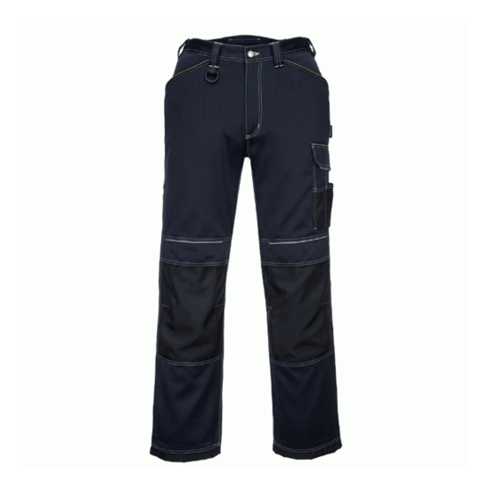 Portwest T601 PW3 Kneepad Work Trousers - Navy/Black image {3}