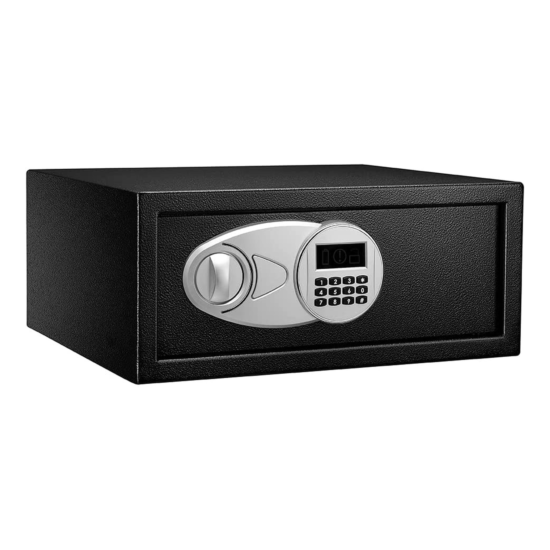 Steel Security Safe W/ Programmable Electronic Keypad Secure Cash 0.7 Cubic Feet image {1}