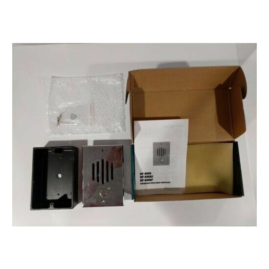 Channel Vision DP-6242C CAT5 Intercom Door Station with Color Camera Chrome image {2}