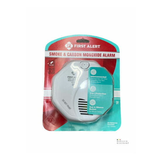 First Alert Smoke & Carbon Monoxide Detector with Voice Location image {1}