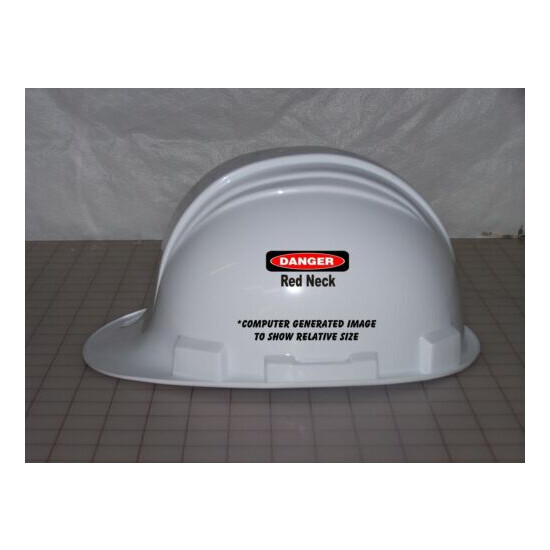 3 - Danger Redneck.. Hard Hat, Lunch box Oilfield Toolbox, Trash ,Helmet Sticker Thumb {3}