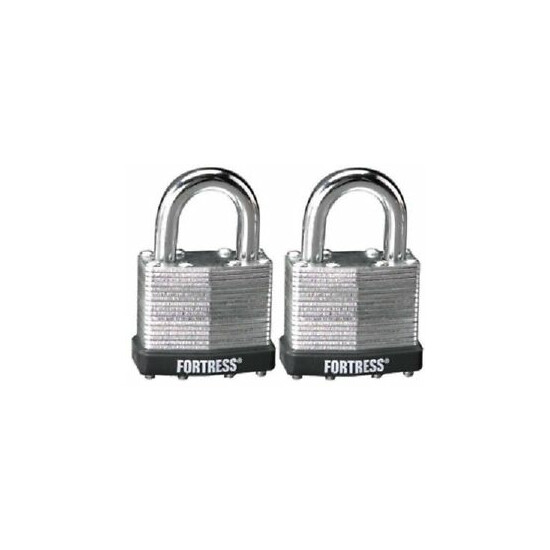 Master Lock 1803T Laminated Padlock, 1-1/2", 2-Pack image {1}