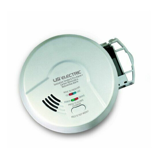 USI Electric MICN109 Hardwired 3-in-1 Smoke Carbon Monoxide and Natural Gas A... image {1}