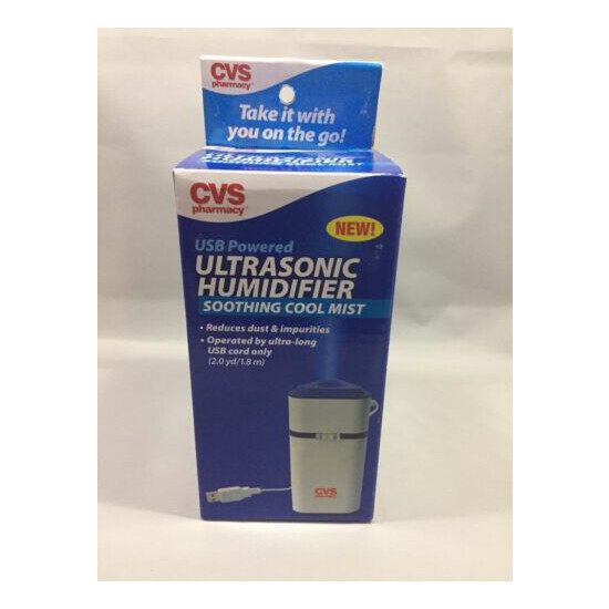 CVS Portable USB Powered Ultrasonic Humidifier Cool Mist Model #919158 New image {1}