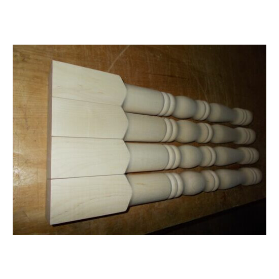Maple wood table legs image {3}
