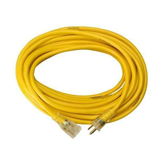 Yellow Jacket 2887 UL Listed 14/3 13 Amp Premium SJTW 50' (15.25M) Extension image {1}