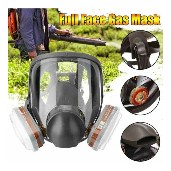 15 in 1 Full Face Gas Mask Respirator Painting Spraying for 6800 Facepiece image {6}
