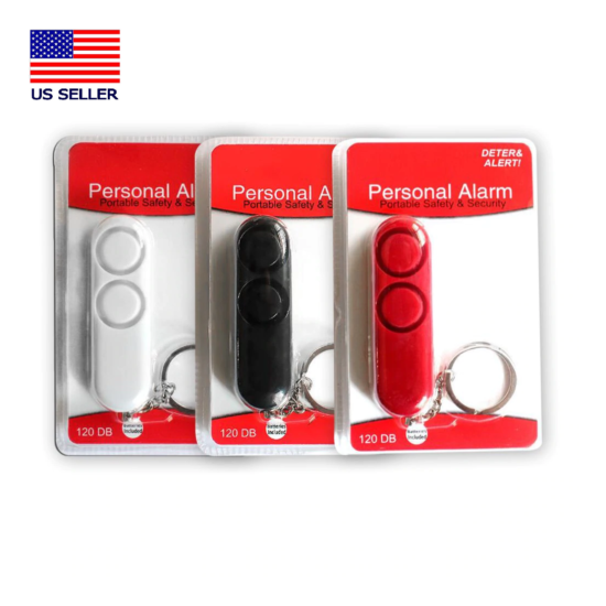 Personal Self-Defense Safety Alarm with LOUD 120db Dual Alarm Siren image {1}