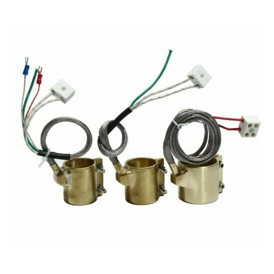 Electric Heating Ring Brass Band Heater Electric Water Heater Parts 220W 350W  image {1}