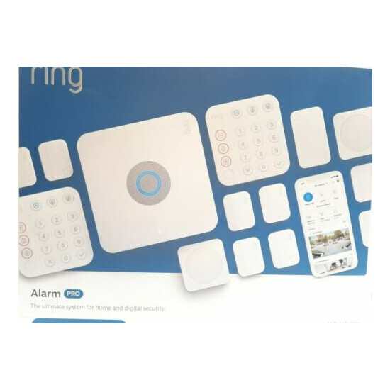 Ring Alarm Pro Factory Sealed System with Built-in eero Wi-Fi 8 piece set image {1}